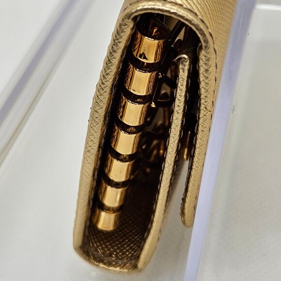 Prada Gold Metallic 6 Ring Key Case - Picture 7 of 11